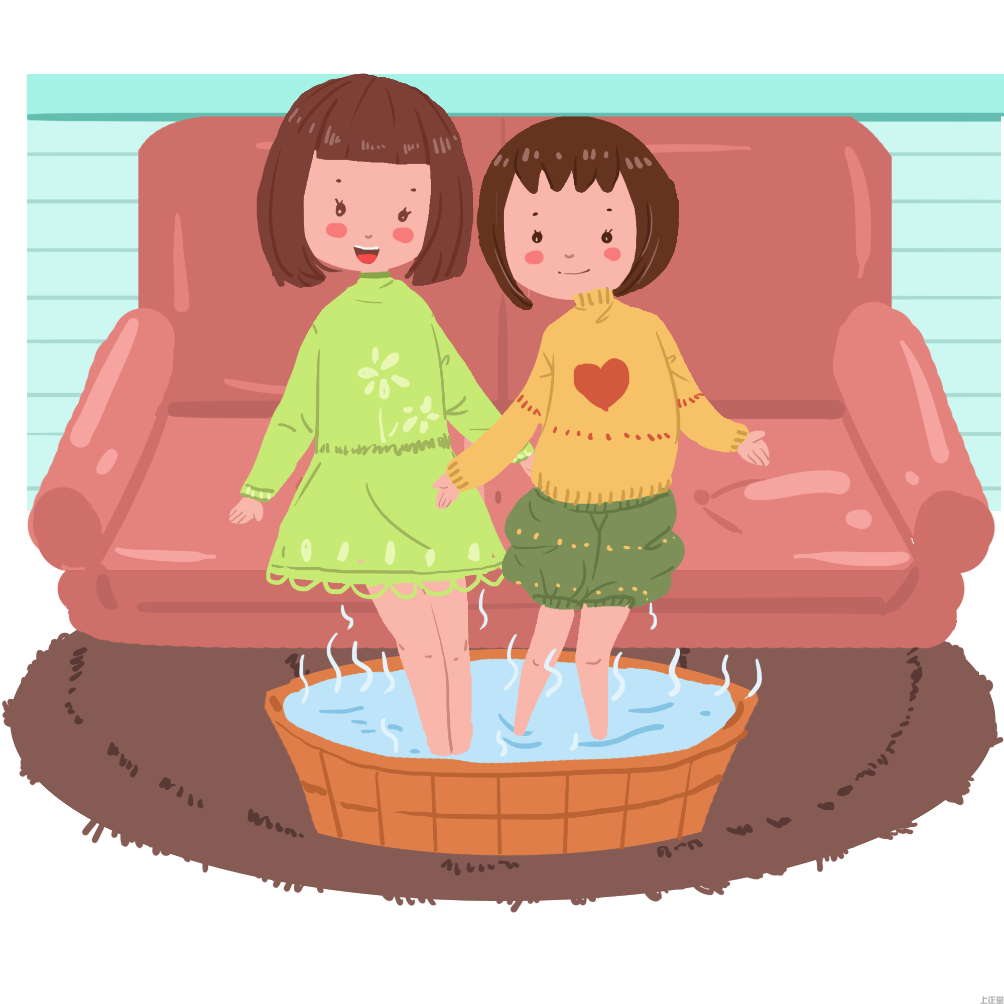 艾草足浴祛湿驱寒